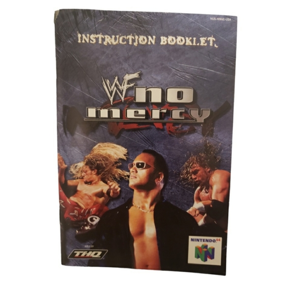 SOLD*NIntendo 64 N64 WWF No Mercy Complete in Box CIB *Authentic/Cleaned/Tested* - Picture 8 of 15